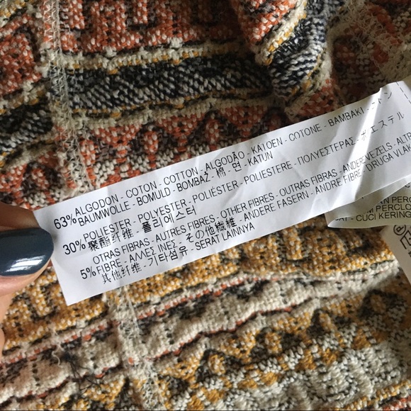Zara striped jacquard aztec jacket - Picture 5 of 7